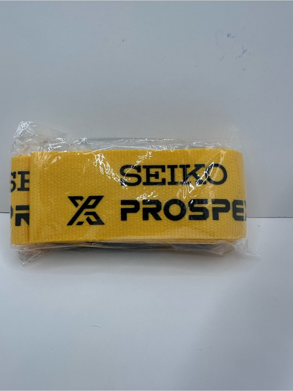 Seiko Prospex Yellow Luggage Strap